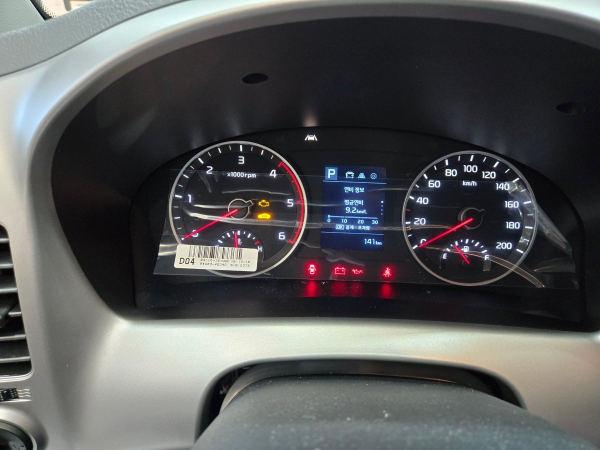 봉고3 탑차 계기판