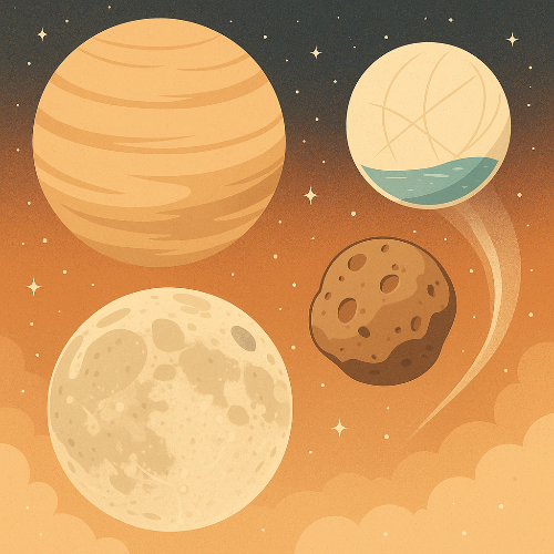 위성들 이미지 사진