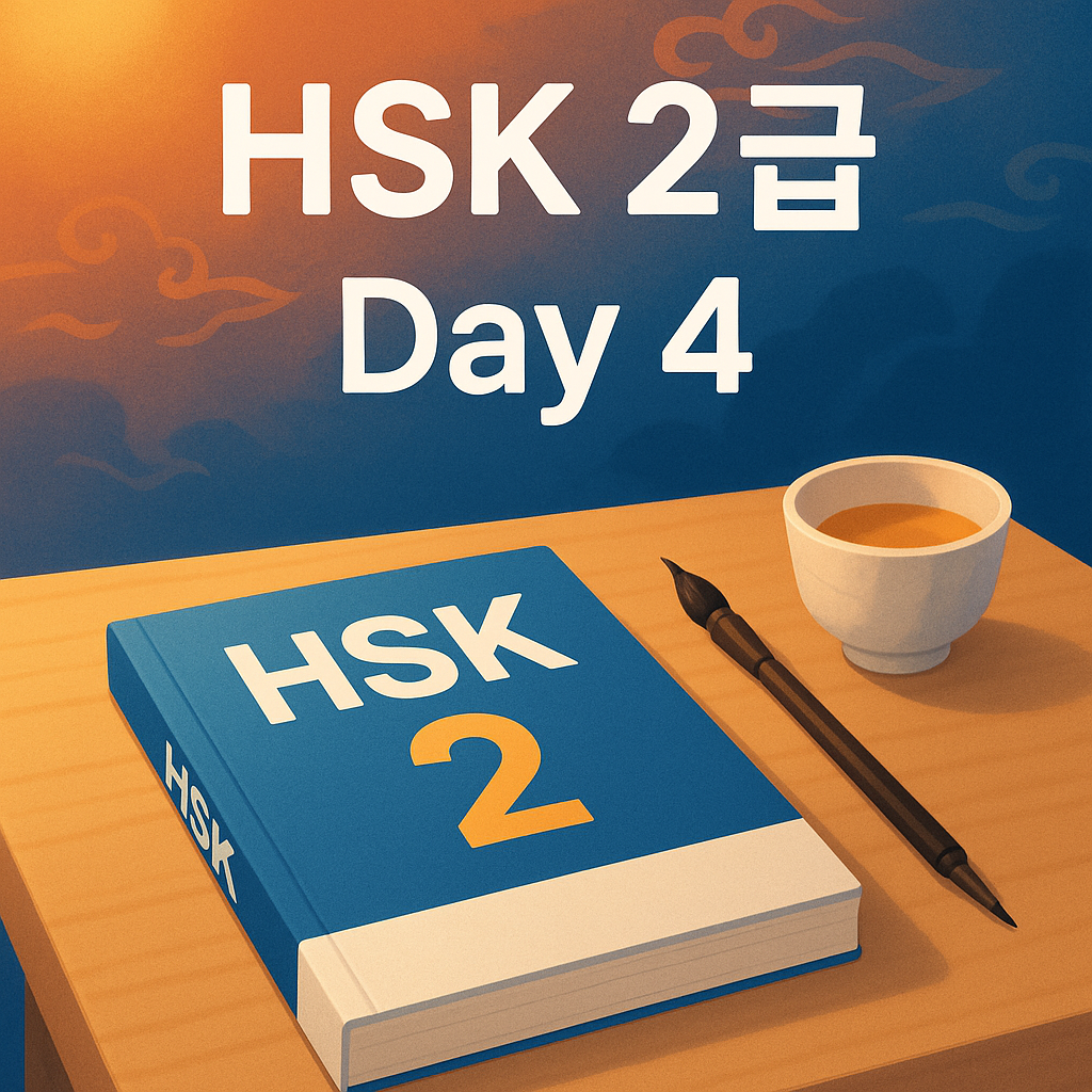 HSK 2급 Day 4