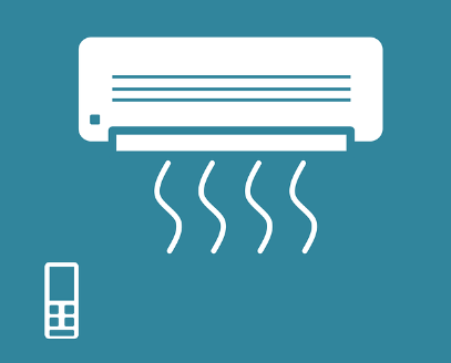 에너지 바우처 신청방법 조건 잔액조회와 관련하여 전기요금과 관련있는 에어컨을 사용중인 모습