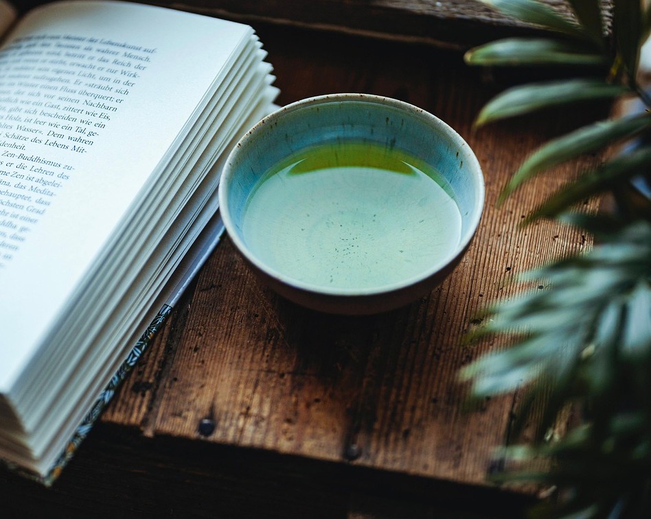 고혈압에 좋은 녹차 이미지