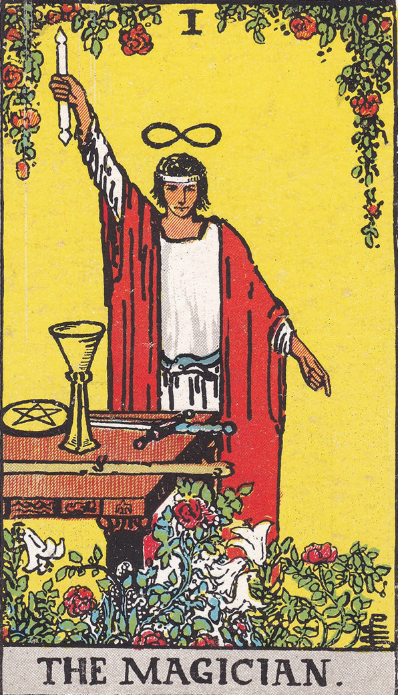 타로카드 이해하기, 메이저카드 1번 마법사카드 THE MAGICIAN
