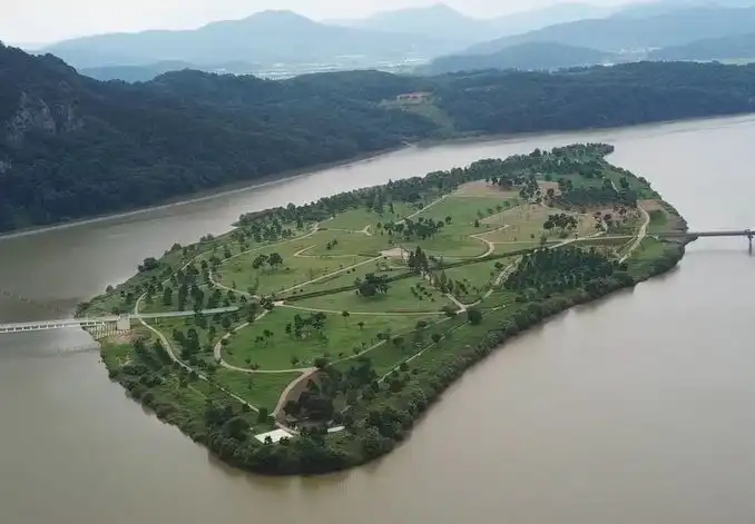 무인도의 디바 섬 촬영지 상주 경천섬