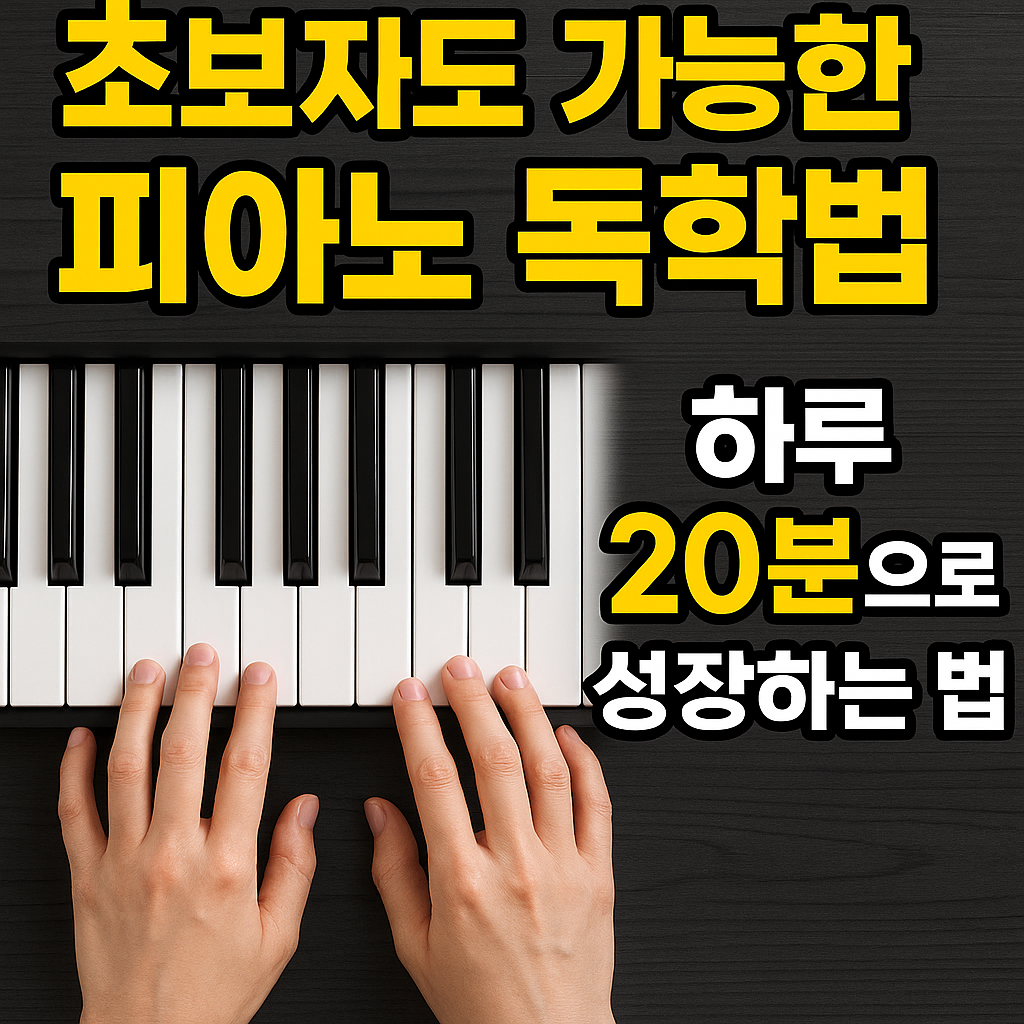 피아노 독학법