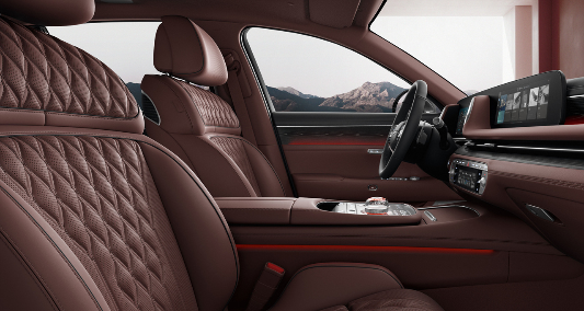 제네시스 G90LWB 내부 디자인