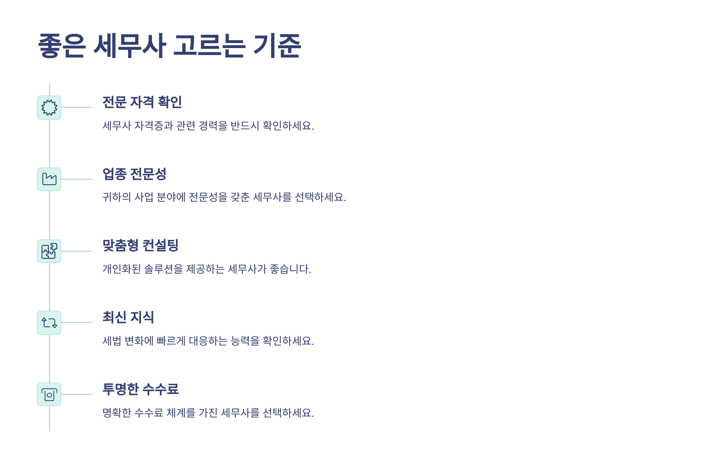 좋은 세무사 고르는 기준