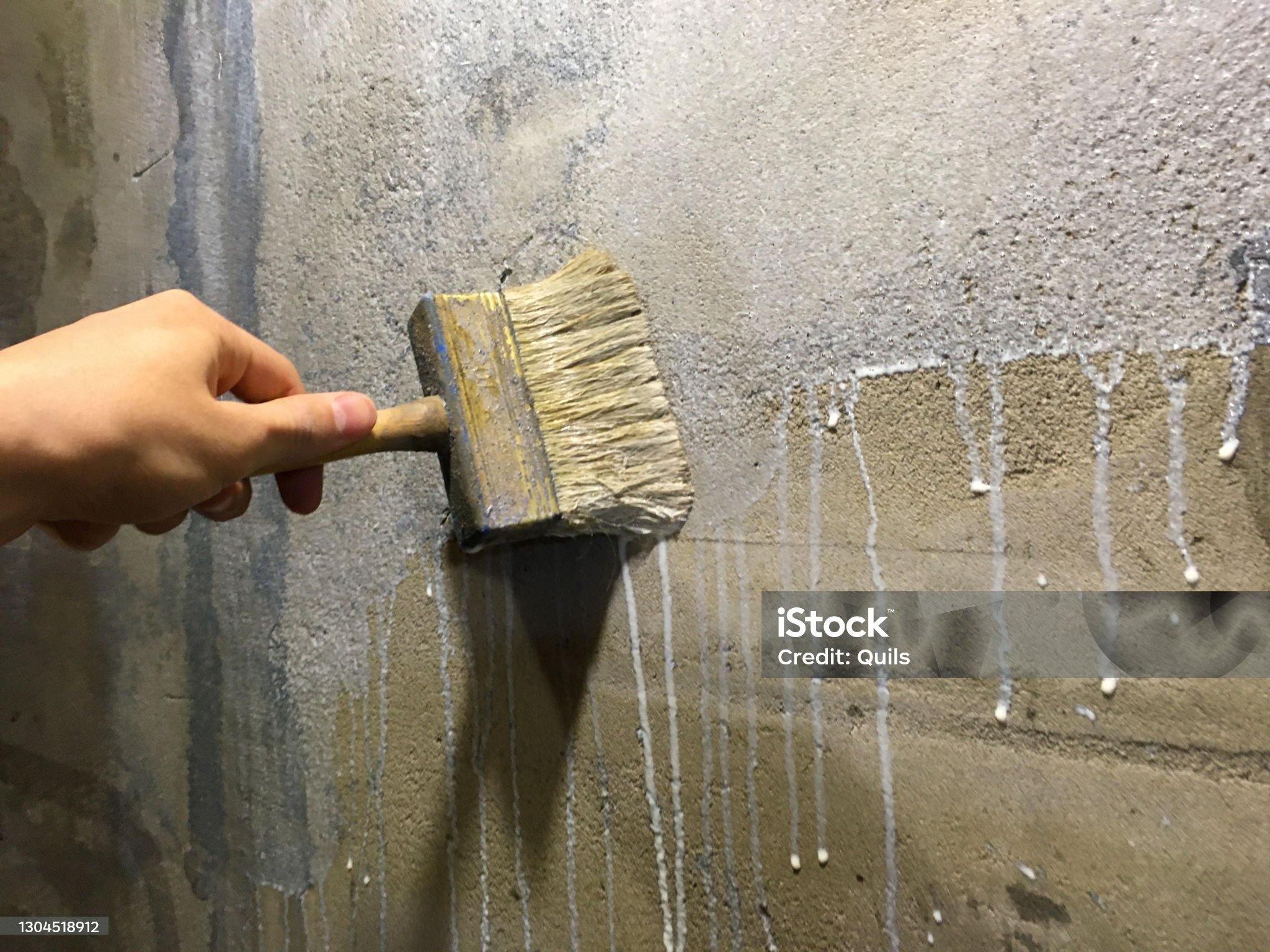 액체방수재 바름 관련사진