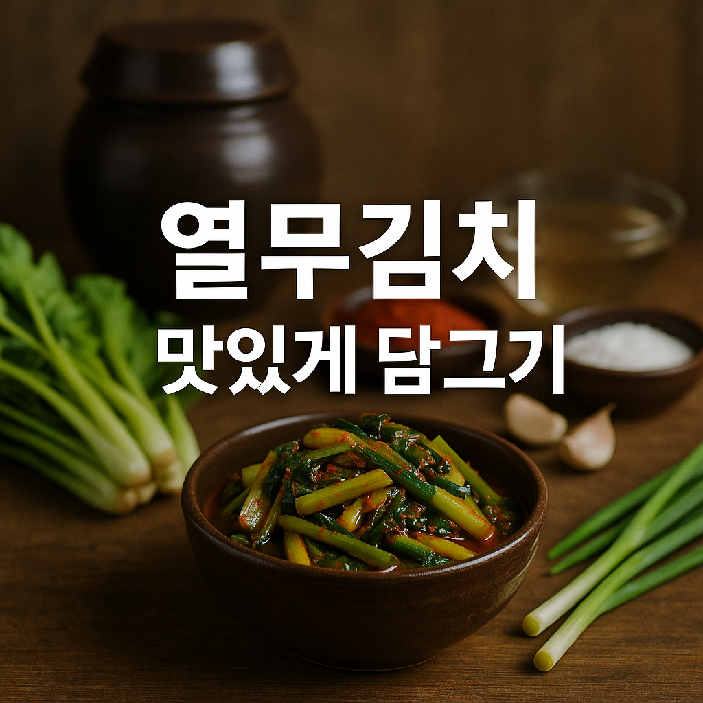열무김치 맛있게 담그기