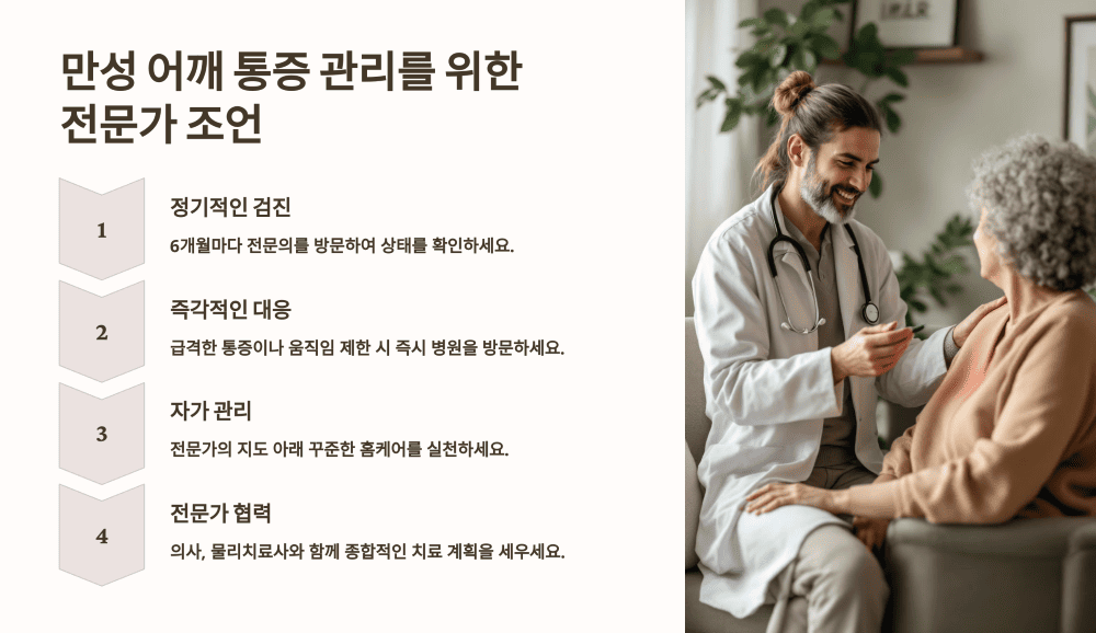만성 어깨 통증 관리를 위한 전문가 조언