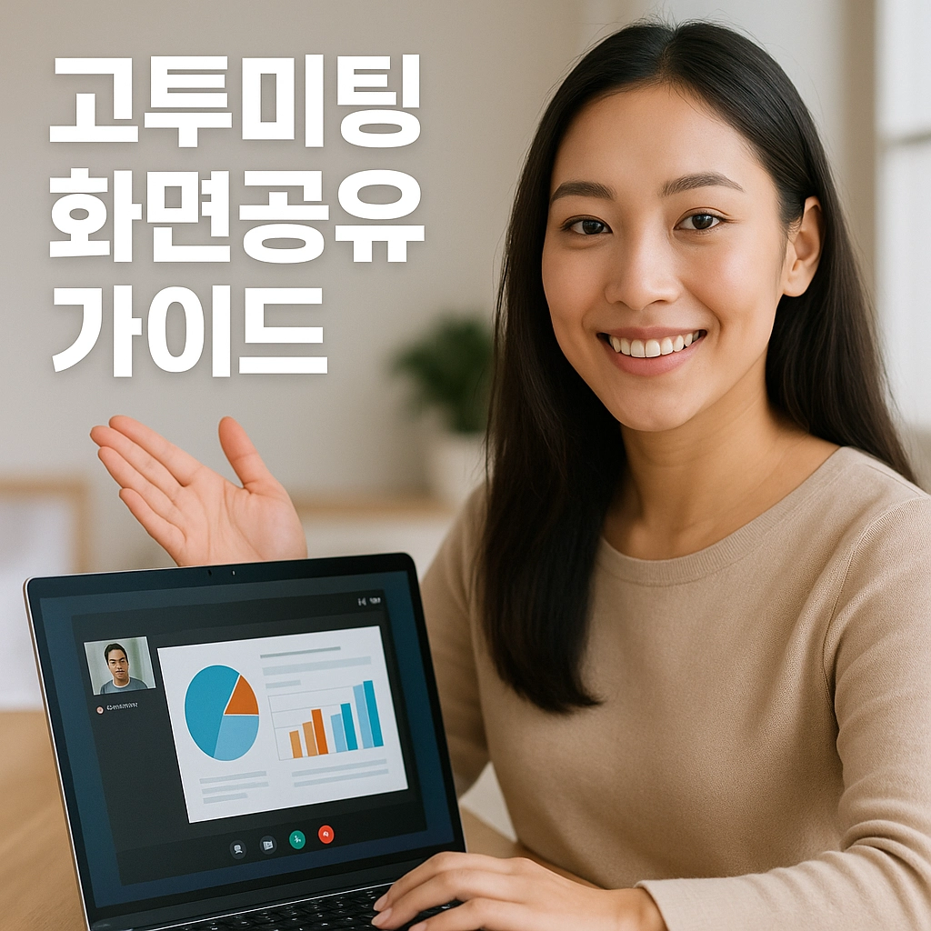 고투미팅 화면공유 가이드