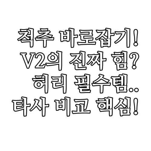 척추 교정 EMS 슬룸 V2 허리편한..
