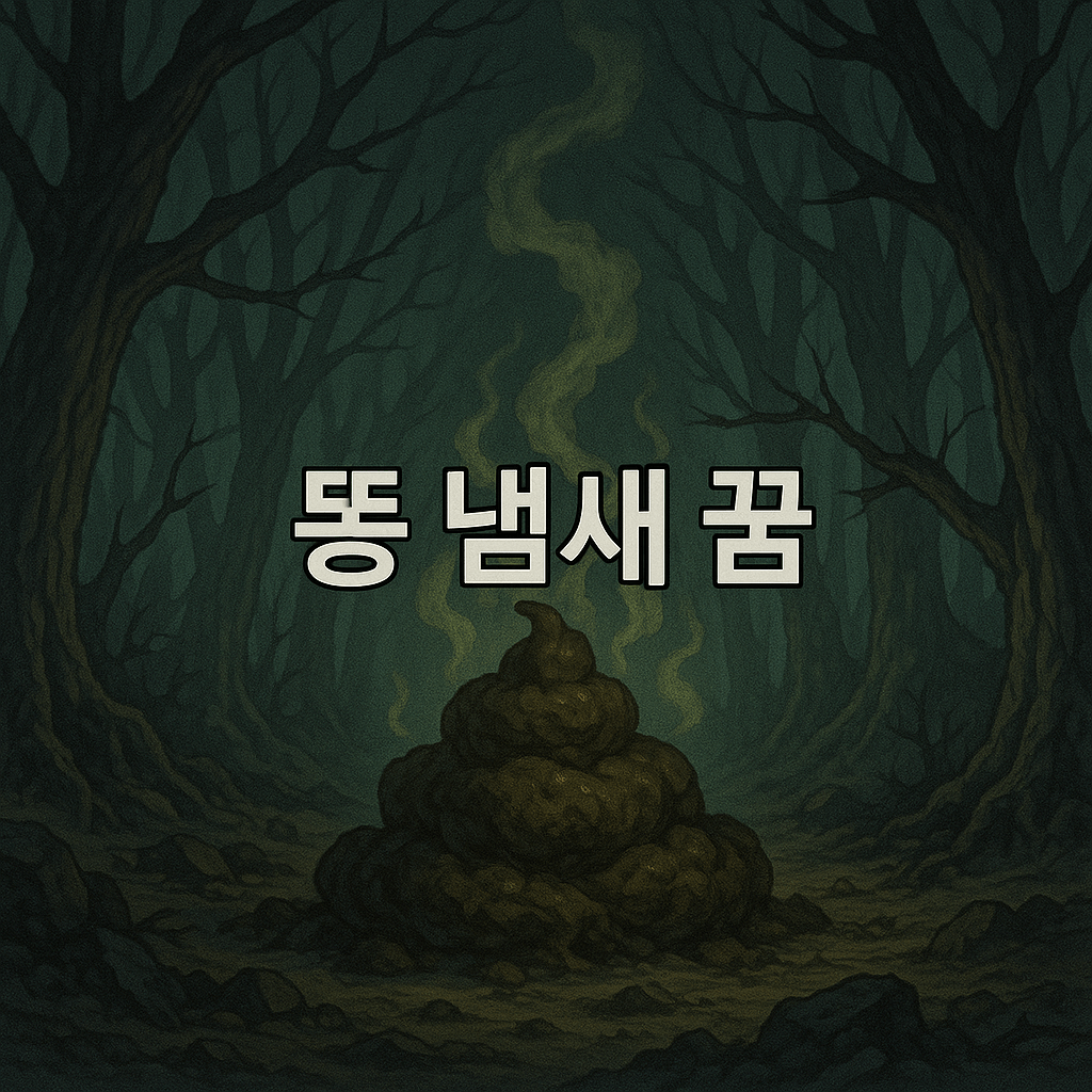 똥 냄새 꿈 해몽