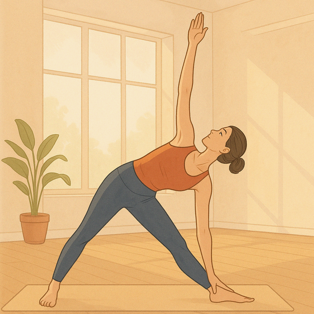 [요가]균형과 길이의 만남 &ndash; 욷티타 트리코나아사나