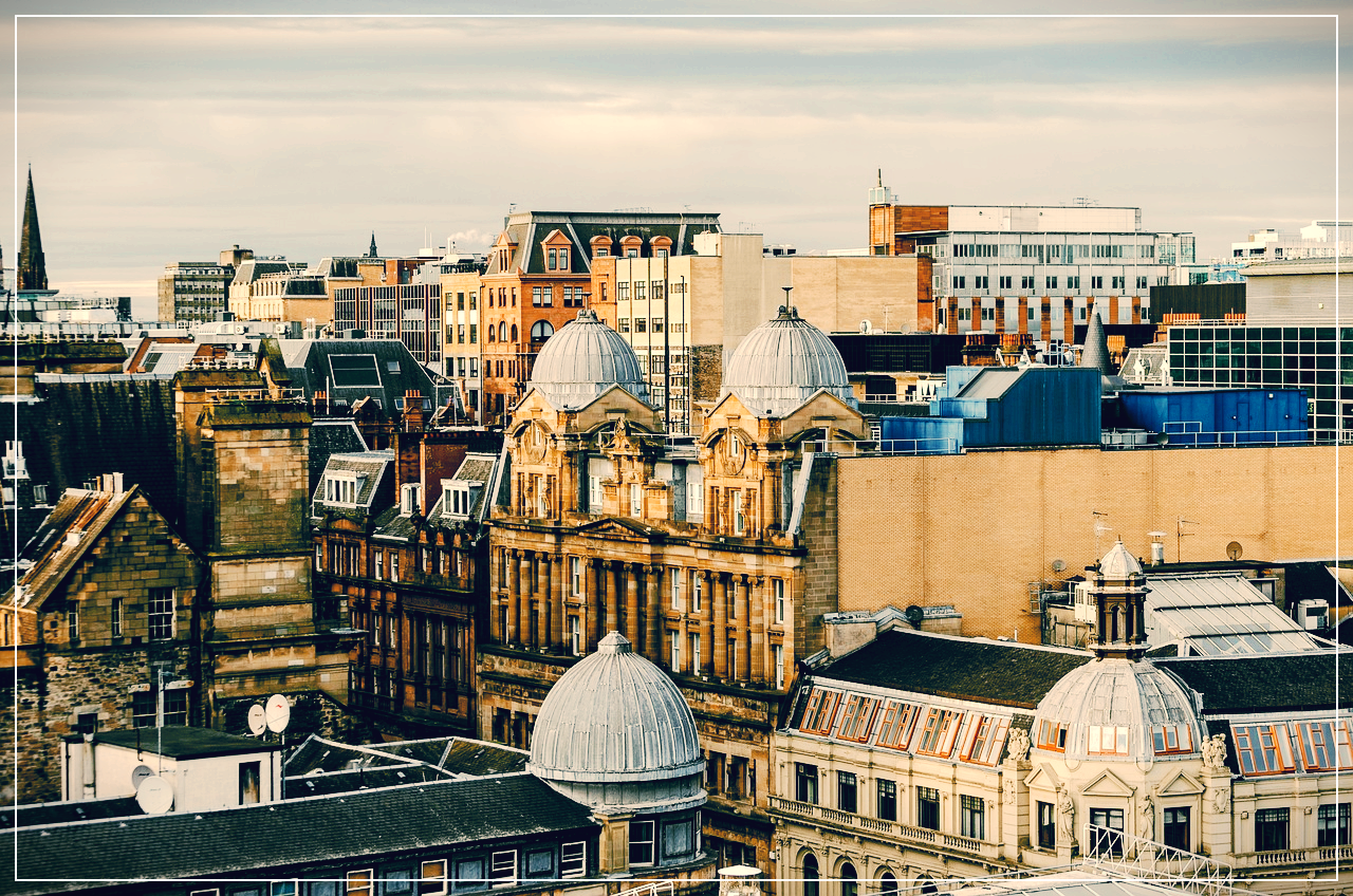 글래스고의 독특한 중세풍의 건물들