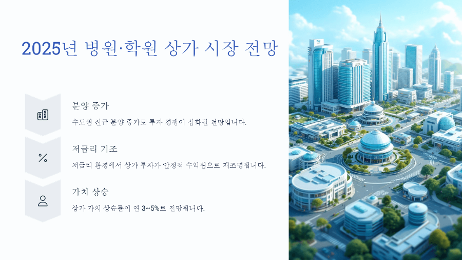 병원,학원 임대 확정 상가 성공 투자 전략 / 전망