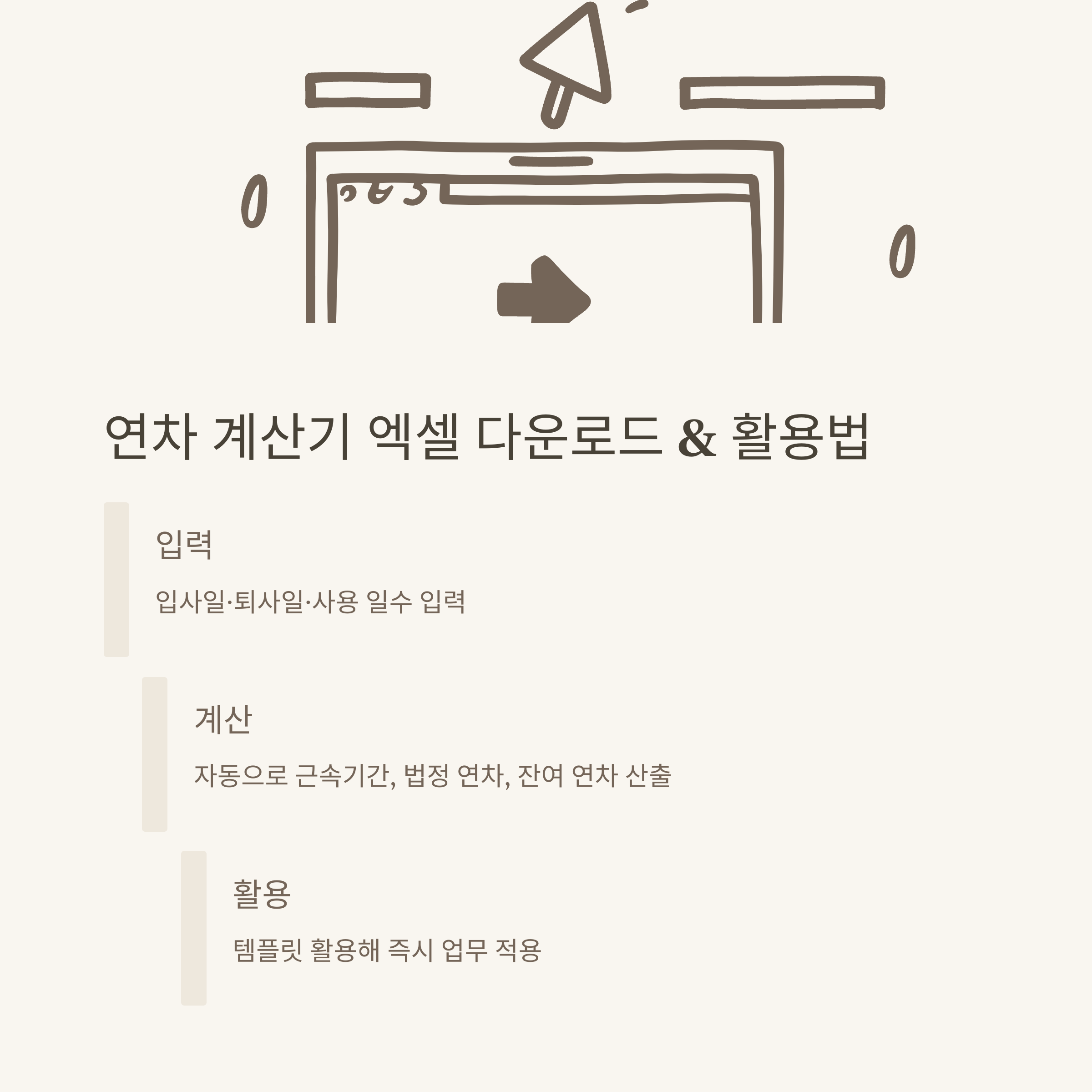 연차 계산기 엑셀 완벽 가이드: 자동 계산부터 법적 기준까지 실무 활용법