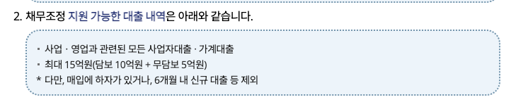 새출발기금 대상