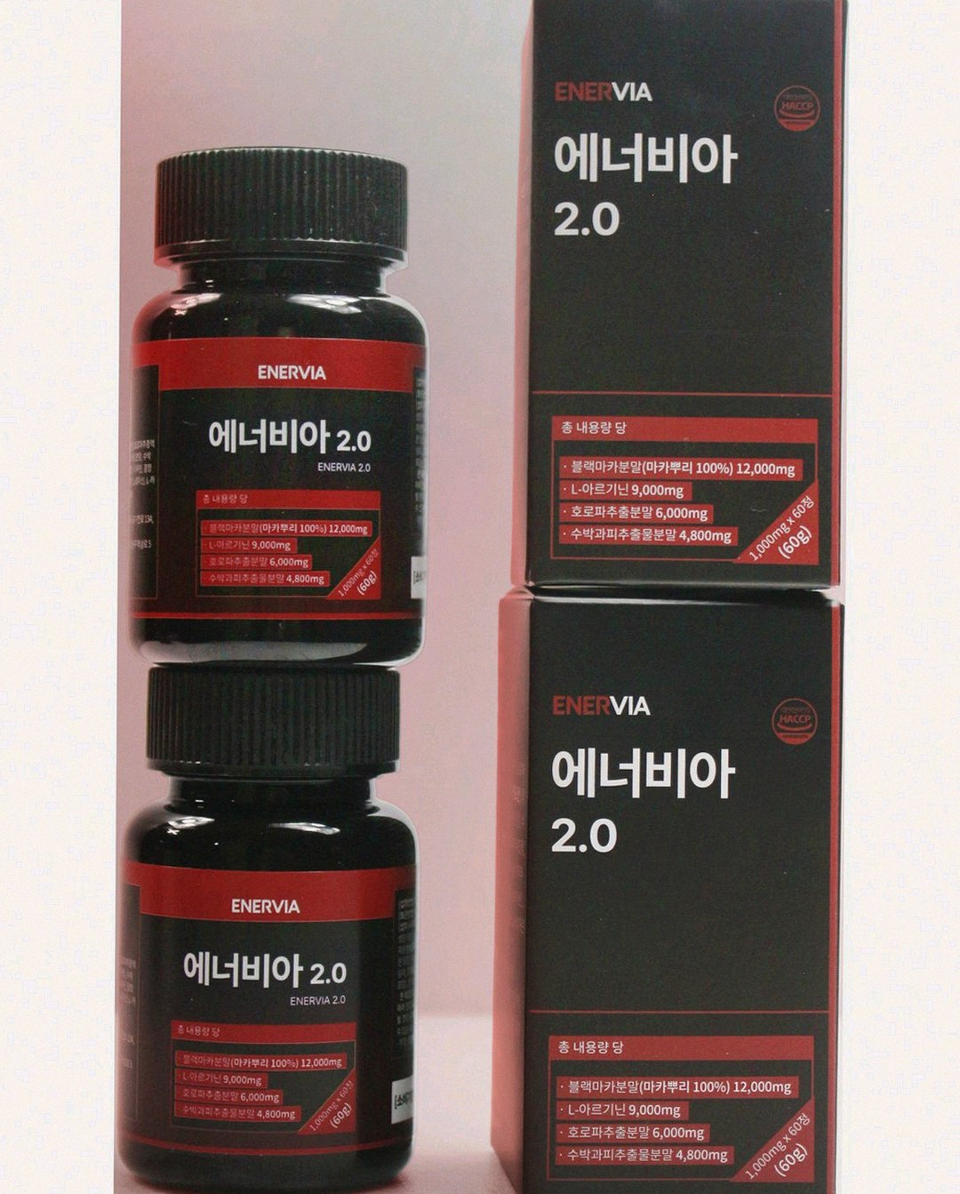 Korean Asian man in 40s taking supplement with water in morning kitchen