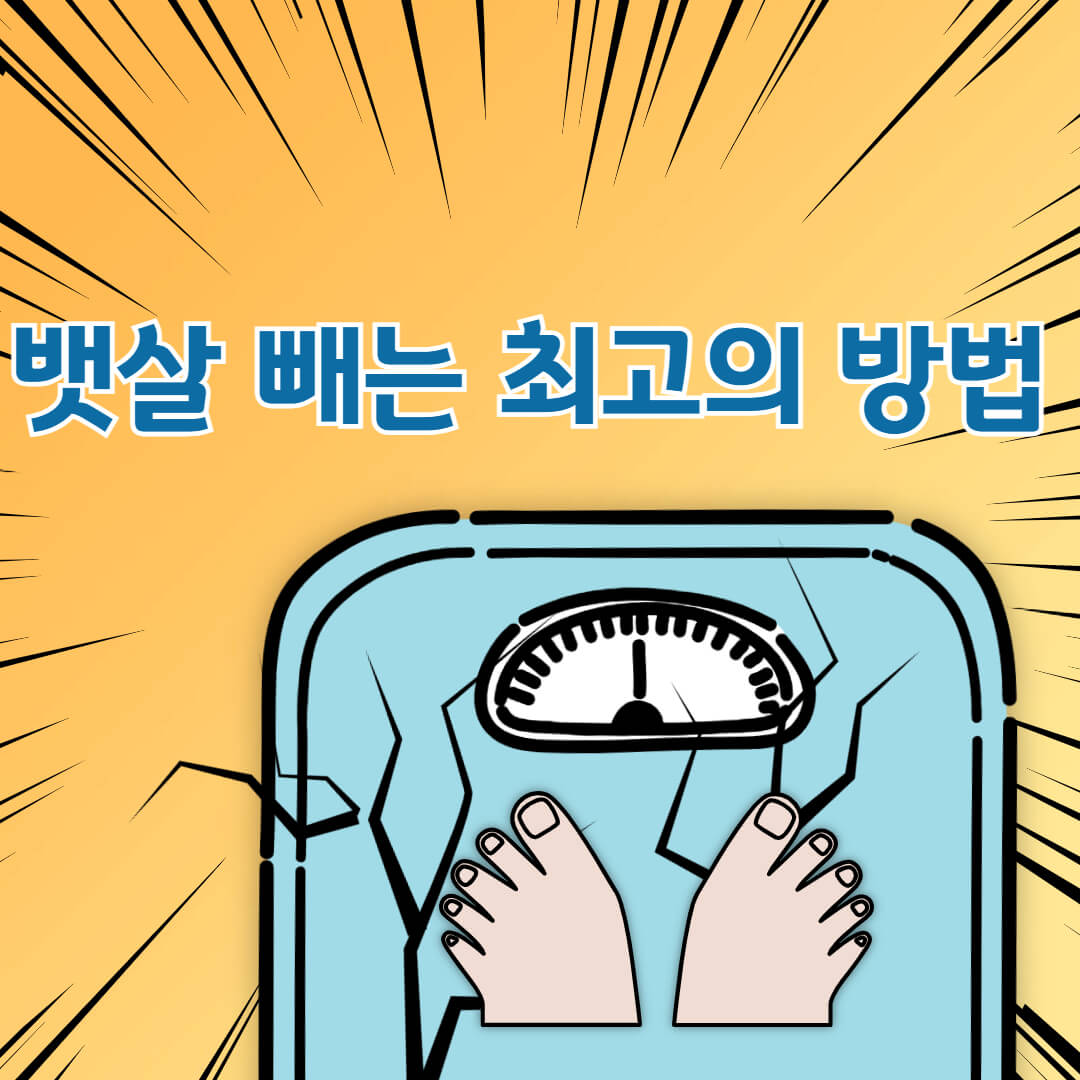뱃살 빼는 최고의 방법