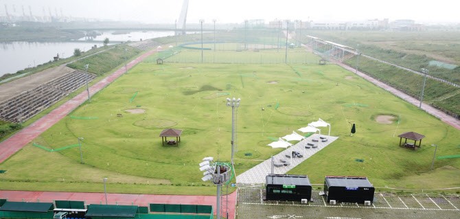 청라파크골프장. 인천 서구 공촌유수지 체육시설 파크골프장 소개