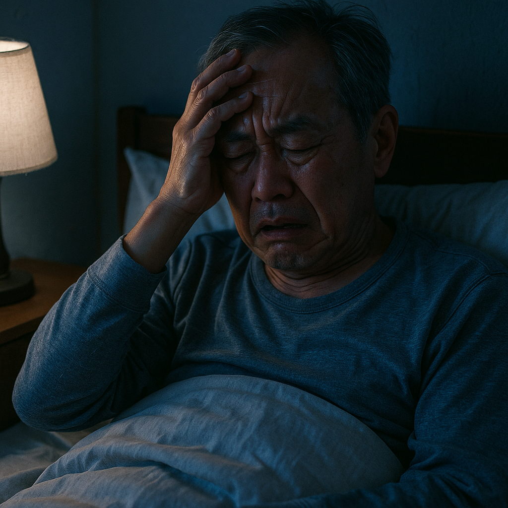 고령화 시대 노인 불면증 (불면증, 수면부족,고령화)