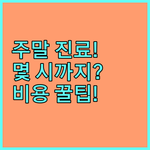 호흡기 진료센터 주말 공휴일 진료 시..