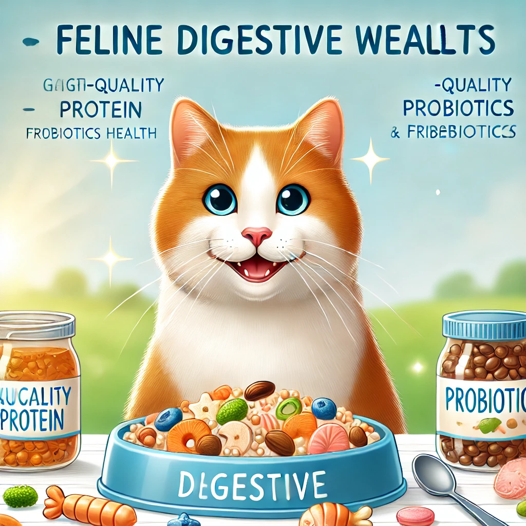 고양이의 소화기 건강을 위한 최적의 식단