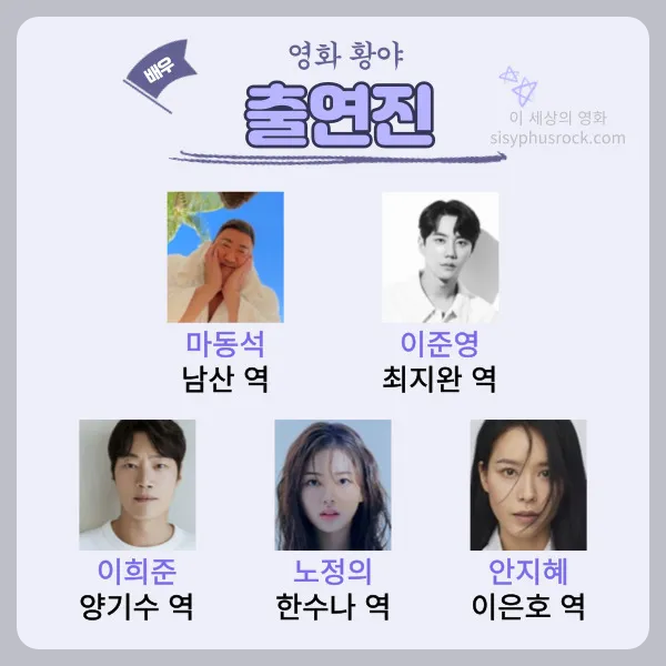 영화 황야 출연진