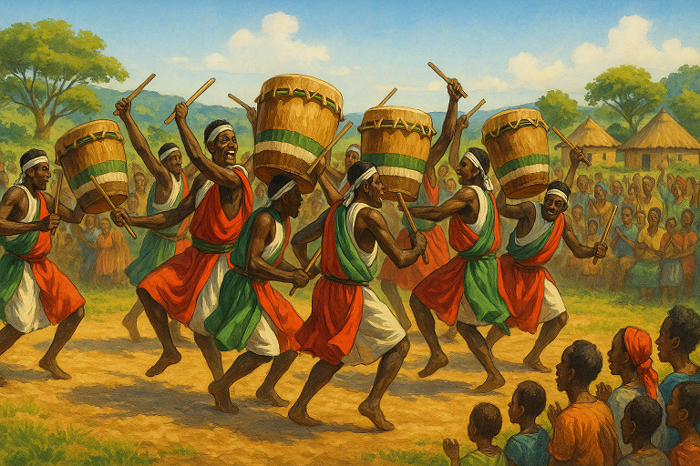 심장을 울리는 북소리, 부룬디 왕실 드러머 축제의 신성한 리듬