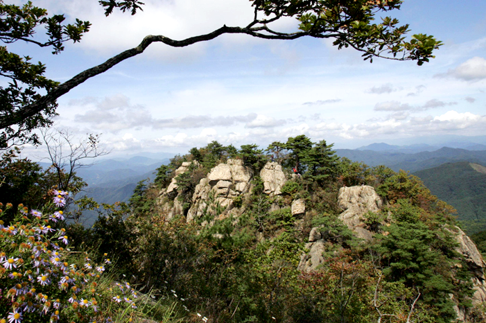 가리산 등산코스 지도