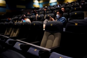 코로나시대 영화관 풍경