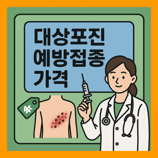 대상포진 예방접종 가격 알아보기