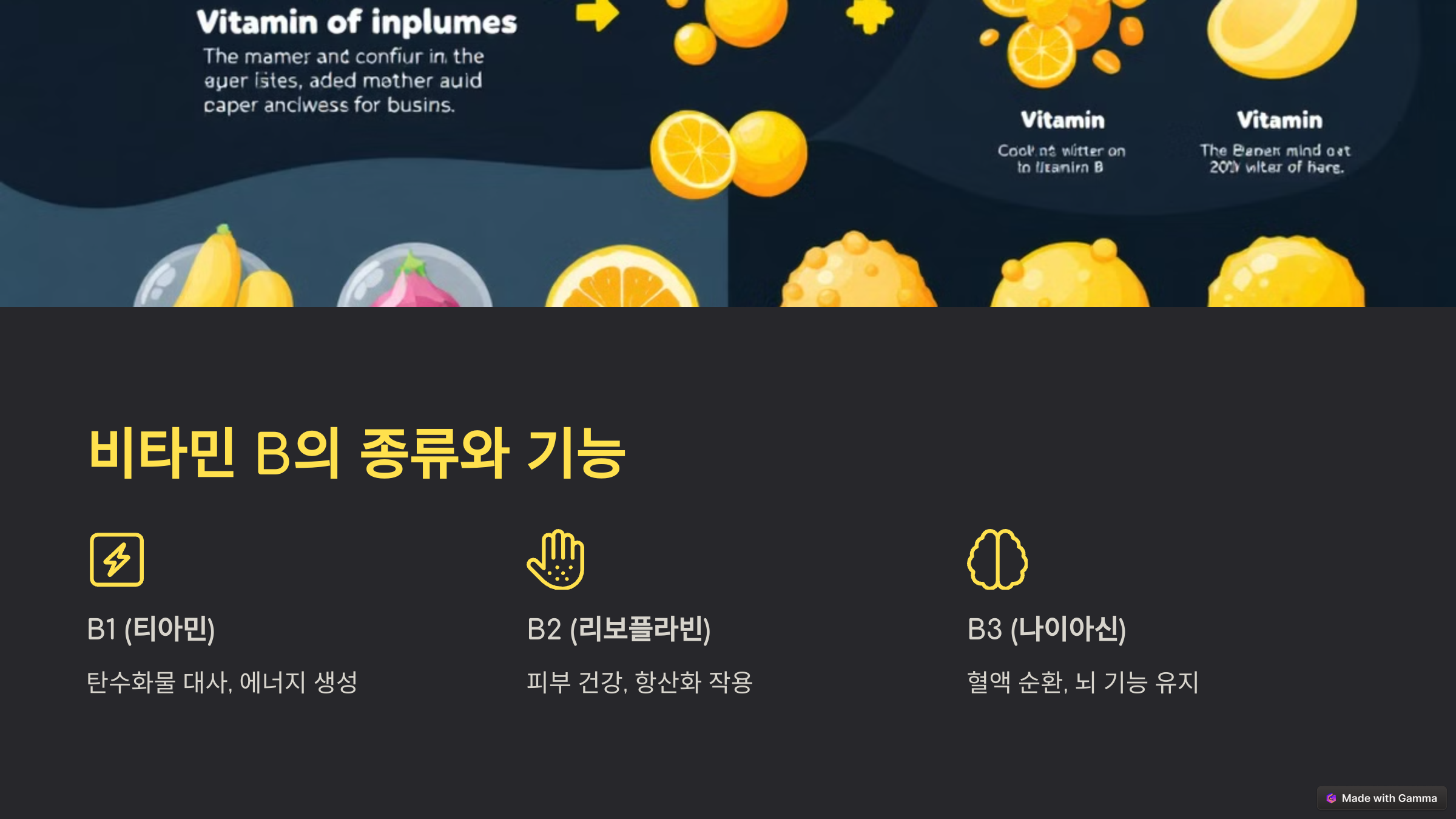 비타민B 관련 이미지