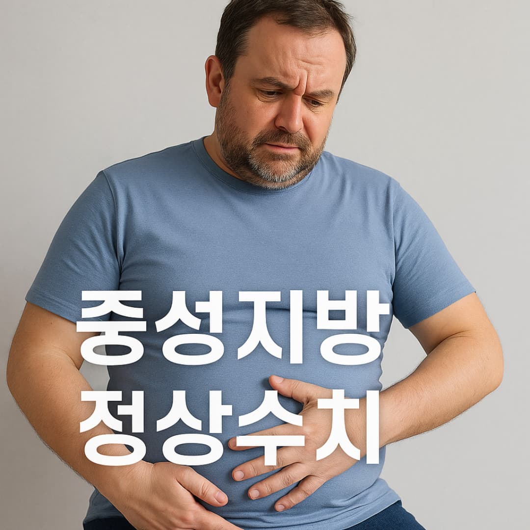 중성지방 낮추는 방법과 정상수치