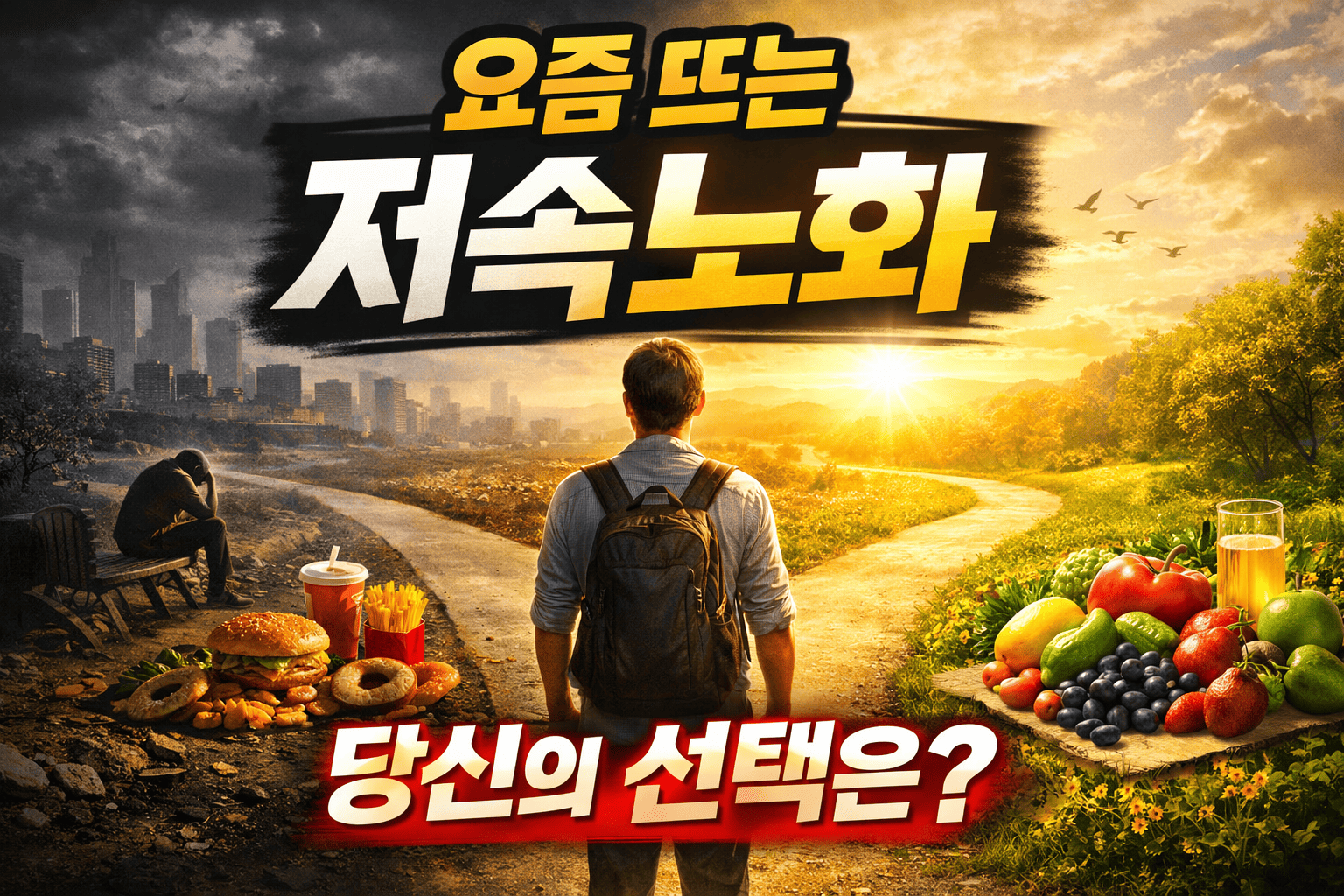 요즘 뜨는 저속노화 (항산화, 루틴, 건강관리)