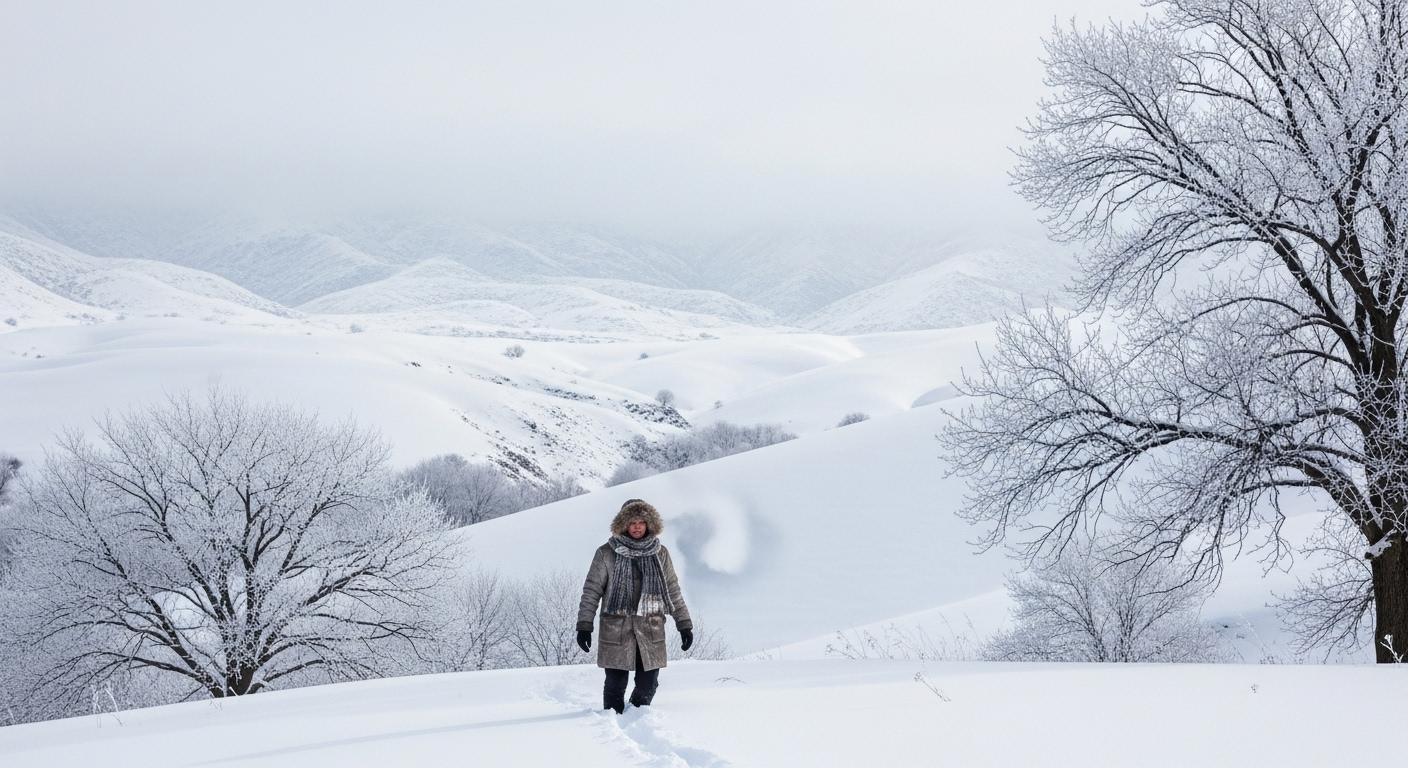 우즈베키스탄 겨울날씨 온도
