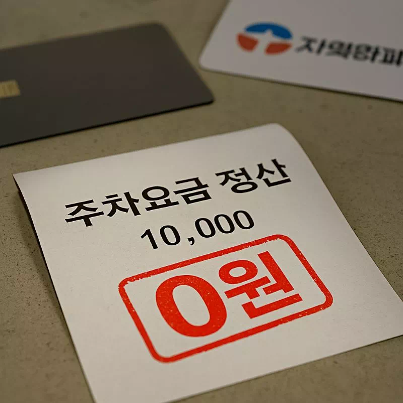 주차비 0원 만드는 법을 위한 신용카드 주차 혜택 및 지역화폐 연동 비교표