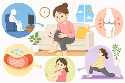 오래 움직이지 않아 뻣뻣한 관절 상태11
