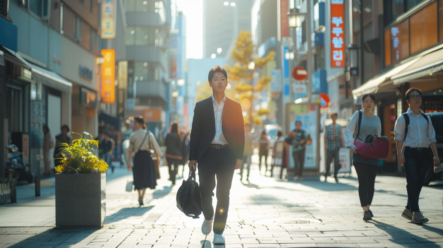 휴일에 혼자 출근하는 직장인