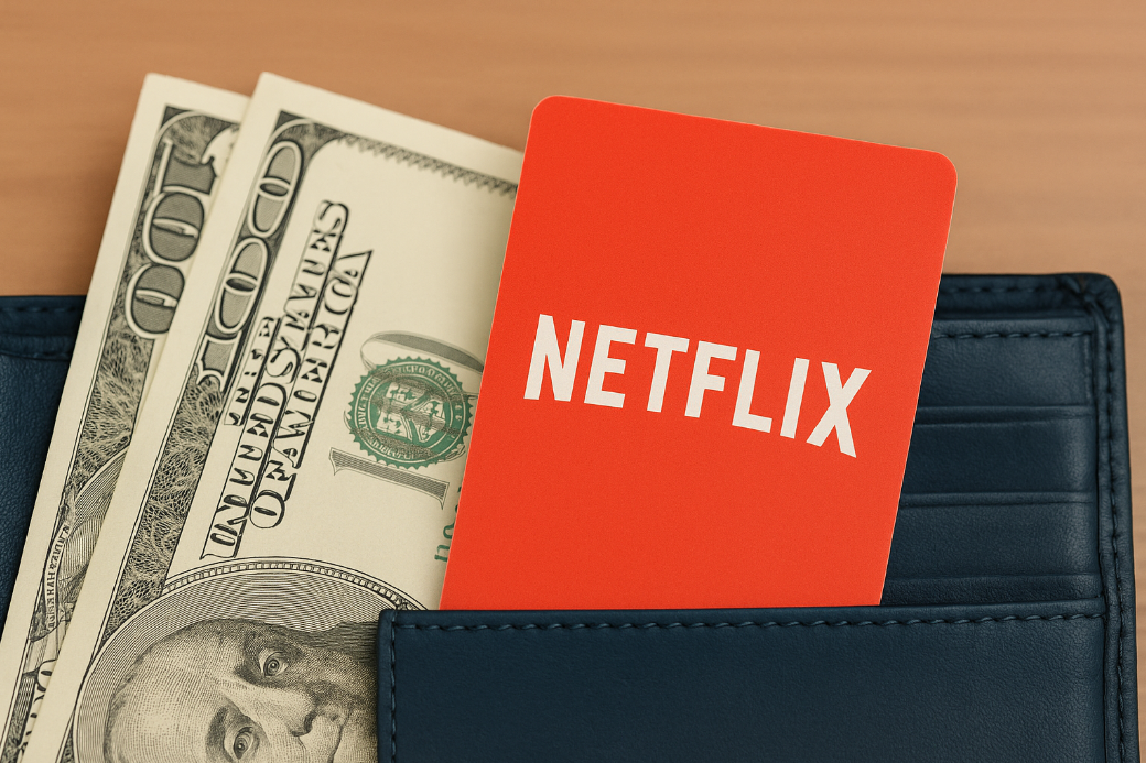 넷플릭스, 통장
