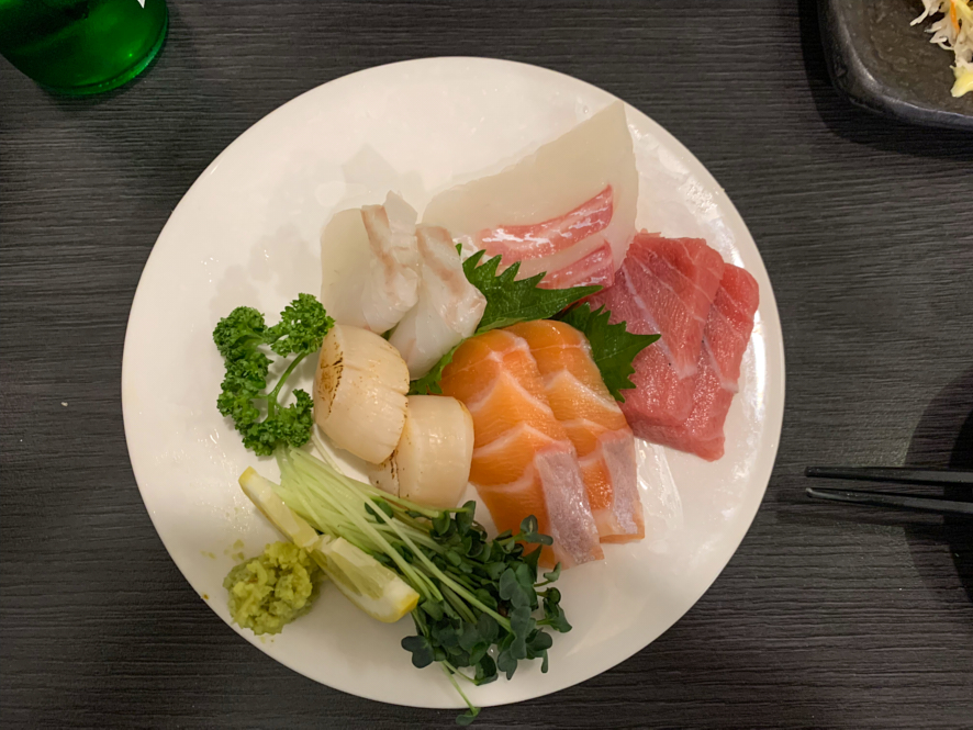 1인 사시미. 이런 메뉴 좋다!