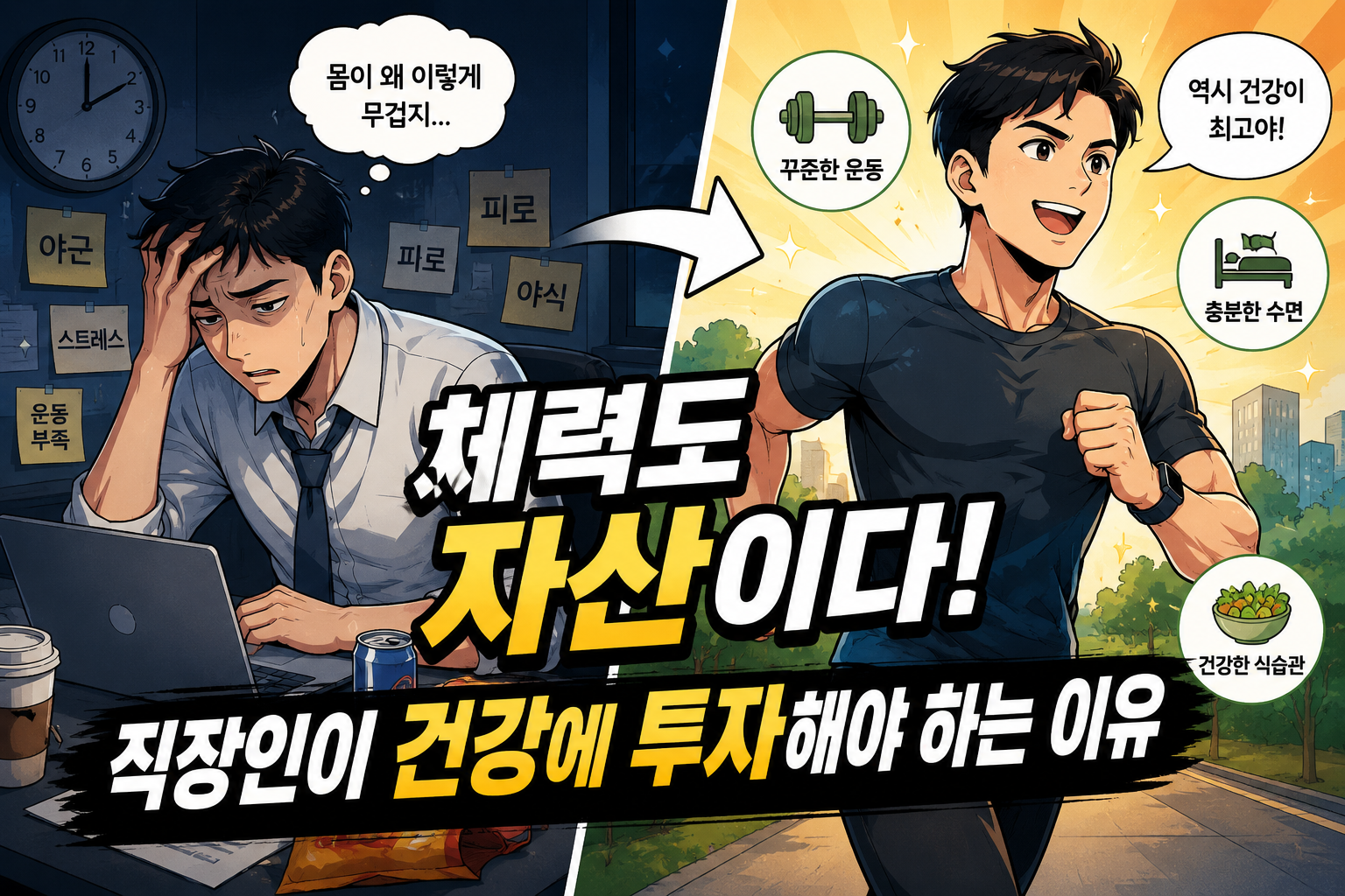 건강에 투자필수가 되는 시대