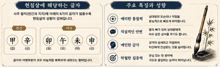 원진살 귀문관살 상충살 현침살 차이점 총정리 부부 연인 궁합 이별극복하는 법