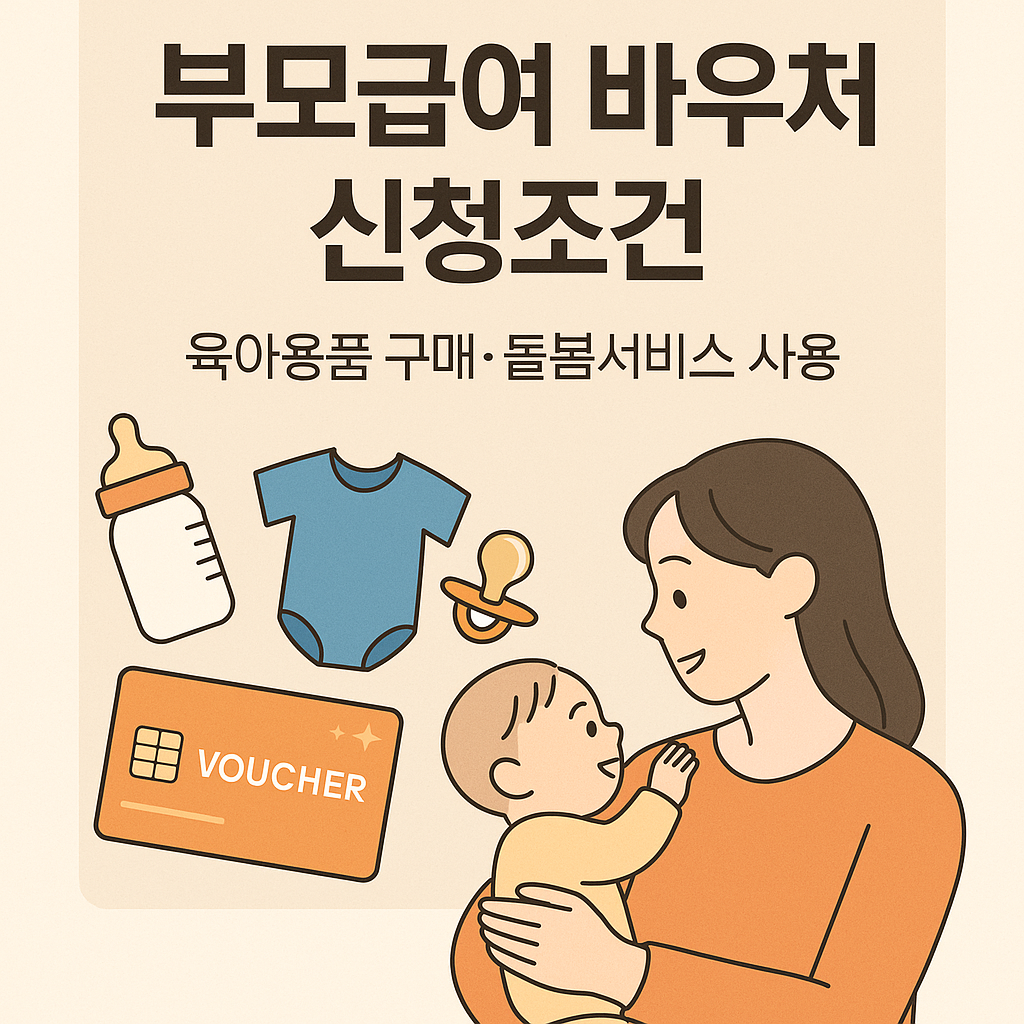 부모급여 바우처 신청조건