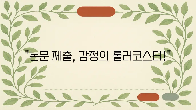졸업을 앞둔 논문 최종 제출 과정 브이로그
