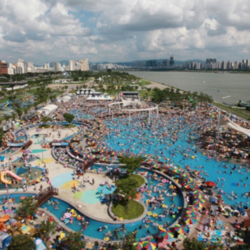 뚝섬 수영장 전경