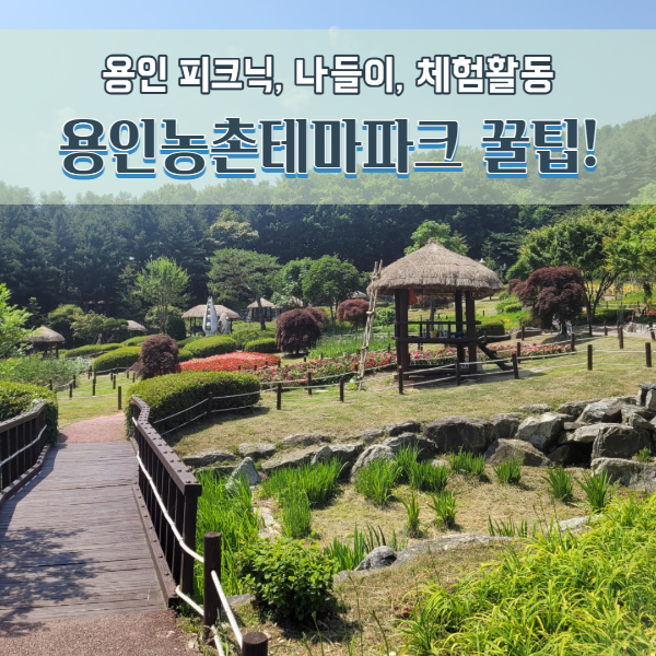 용인 피크닉, 나들이, 체험활동하기 좋은 용인농촌테마파크 이용 꿀팁