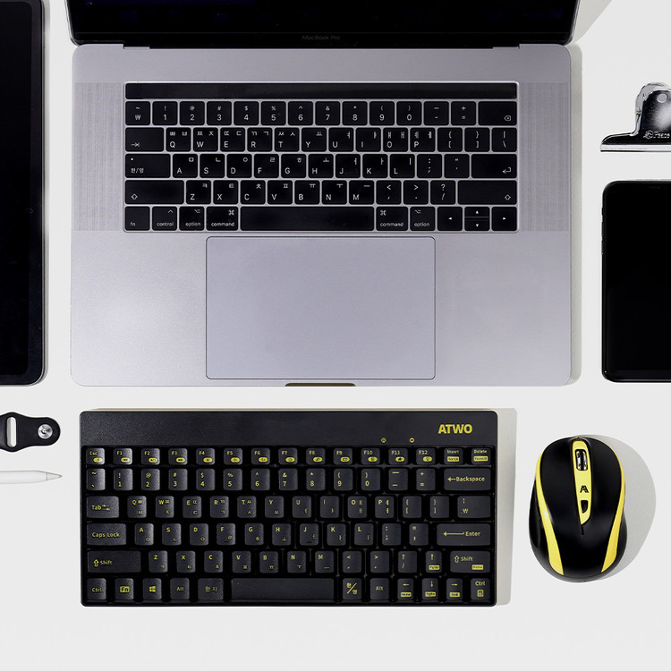 A2 AG0401 무선 키보드 마우스 세트