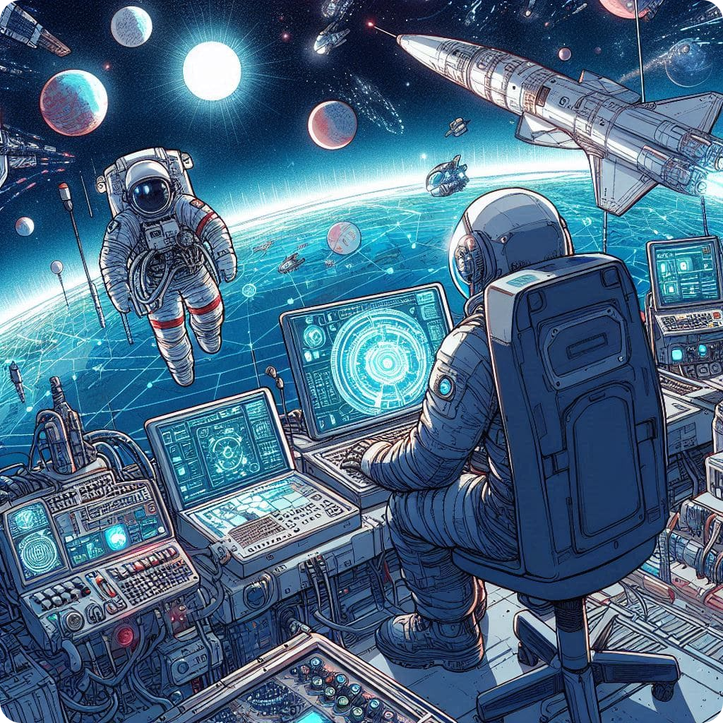 AI-led space exploration