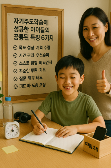 자기주도학습에 성공한 아이들의 공통된 특징 6가지